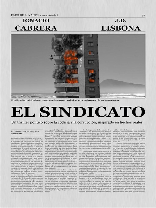 Title details for El sindicato by IGNACIO CABRERA - Available